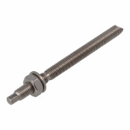 Afbeeldingen van Ankerstang + moer/ring v.cap. RVS A4 m8x110