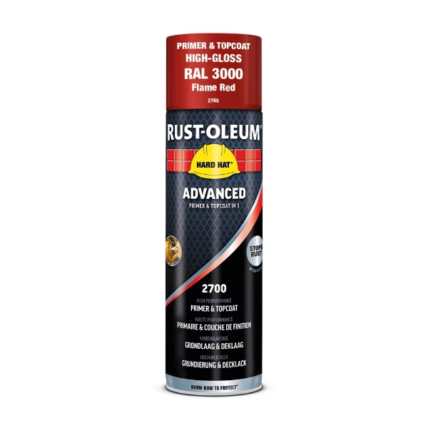 Afbeeldingen van Hard Hat Advanced GLOSS FLAME RED - RAL 3000