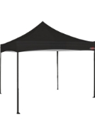 Afbeeldingen van Doorwerktent stalen frame 2.9x2.9mtr zwart