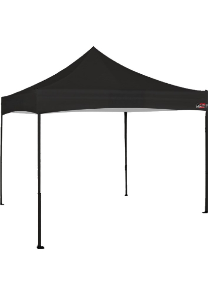 Afbeeldingen van Doorwerktent stalen frame 2.9x2.9mtr zwart