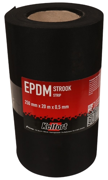 Afbeeldingen van Epdm Folie Zwart 0.25X20M X0.5Mm