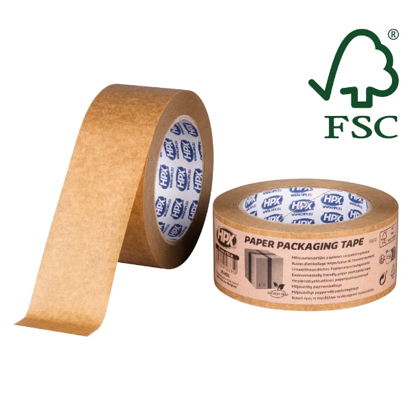 Afbeeldingen van Verpakkingstape papier - 48mm x 50m VE4850