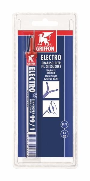 Afbeeldingen van Gri soldeertin 1,5mm tin/koper 3mtr.