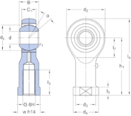 Afbeeldingen van SKF stangkoplager sikac-6m