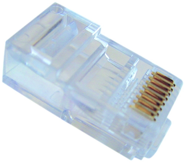 Afbeeldingen van Rj45 stekker rj45-8p8c-rm utp