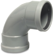 Afbeeldingen van PVC-U bocht 160mm 90° manchet