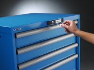 Afbeeldingen van Lista lade kast 7 laden 850x717x725 ral5012
