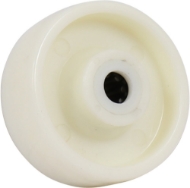 Afbeeldingen van Kelfort wiel pvc m.r.lgr 80mm wit 80mm wit