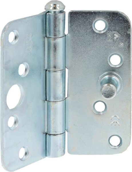 Afbeeldingen van Vh scharnier ro.hk. 89x89mm oxloc
