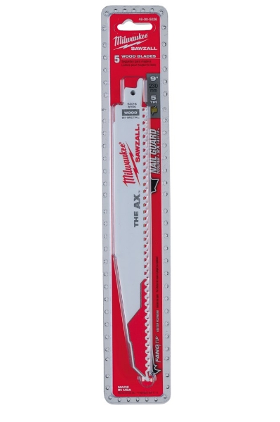 Afbeeldingen van Mil reciprozaagblad 230mm 5/8tpi bouw (5st.)