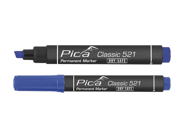 Afbeeldingen van Pica 520/41 Permanent Marker 1-4mm rond blauw