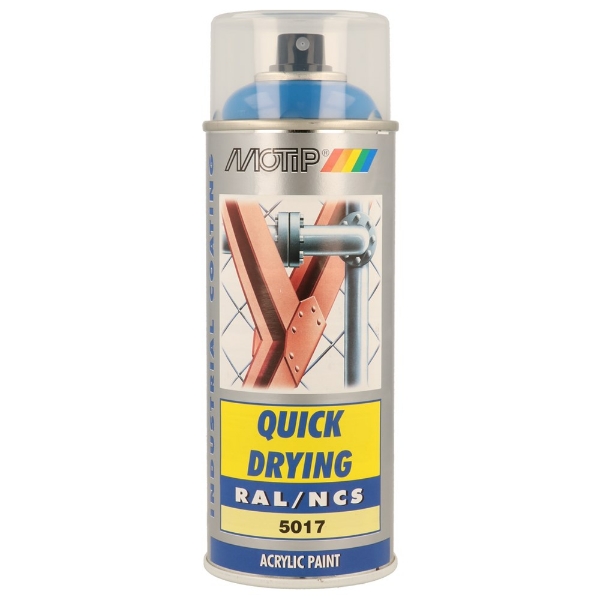 Afbeeldingen van Motip spuitverf ral5017 verkeers blauw