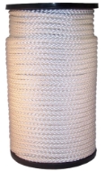 Afbeeldingen van Touw wit 10mm gevl. tiptolon + kern