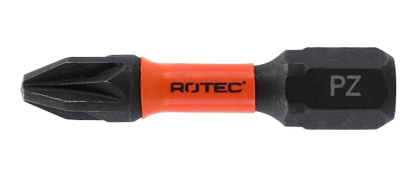 Afbeeldingen van Rotec Black-Impact 1/4x30 schroefbit PZ 1 [10