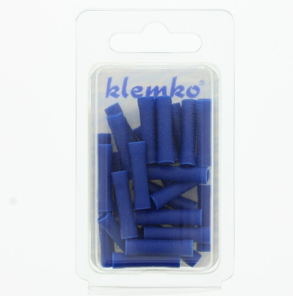 Afbeeldingen van Stootverb. 4,5x24,6mm blauw a2527sk (25st.)