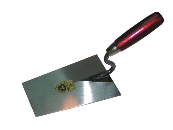 Afbeeldingen van Stucadoorstroffel recht model rvs 180mm