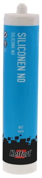 Afbeeldingen van Kelfort siliconenkit no wit 310ml