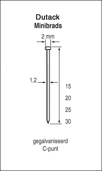 Afbeeldingen van Nieten du skn12/20C rvs