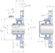 Afbeeldingen van SKF fytb 40 tf lagerhuis incl.lager