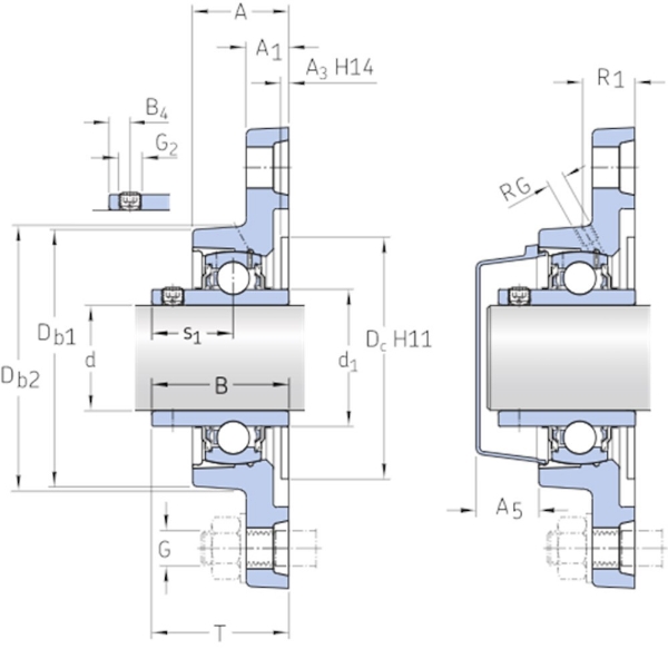Afbeeldingen van SKF fytb 30 tf lagerhuis incl.lager