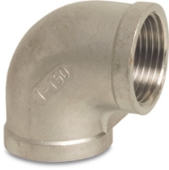 Afbeeldingen van Knie 90° rvs 1/8"nr.90 bi bi