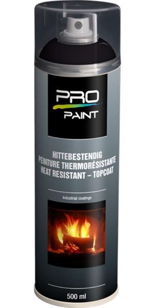 Afbeeldingen van Pro-Paint Hi Temp zwart 500 ML (PP 0802)