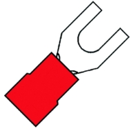 Afbeeldingen van Vorkkabelsch. bm=4mm rood a1540gs