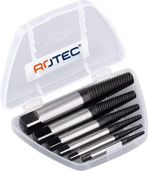 Afbeeldingen van Rotec tapeind uithalers set 6delig M3-M24