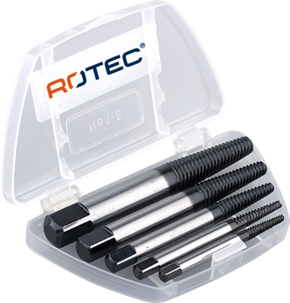 Afbeeldingen van Rotec tapeind uithalers set 5delig M3-M18