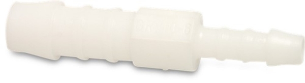 Afbeeldingen van Slangverb.pijpje 8x6mm kunststof (pom)  16bar