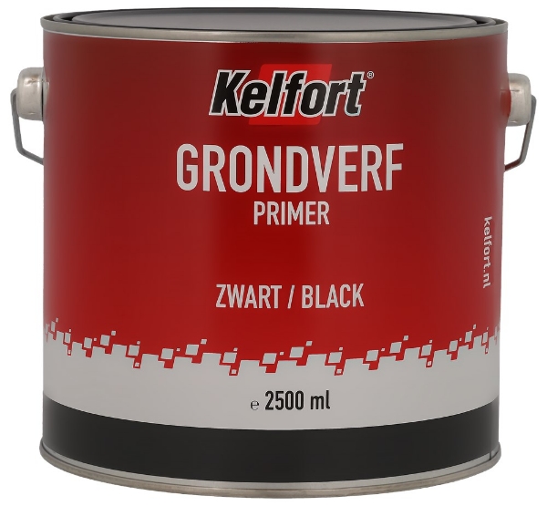Afbeeldingen van Kelfort Grondverf Zwart 2.5L