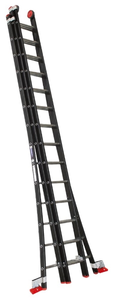 Afbeeldingen van Kelfort reformladder 3x14 alu/zwart