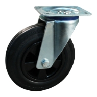 Afbeeldingen van Zwenkwiel epo 180mm staal verz. rol
