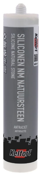 Afbeeldingen van Siliconenkit antraciet v.natuurst.310ml