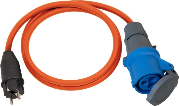 Afbeeldingen van Verloopkabel 1,5mtr 230v/3p -> CEE16A/3p