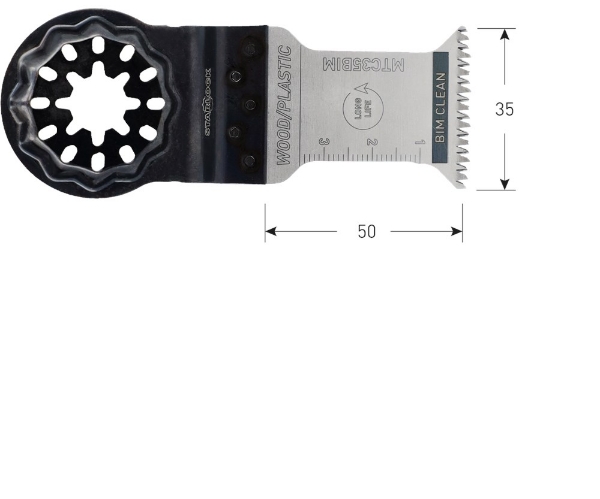 Afbeeldingen van Rotec MTC35 BIM hout/plastic Starlock in [10]