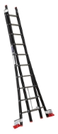 Afbeeldingen van Kelfort reformladder alu/zwart 2x10