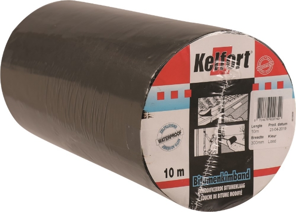 Afbeeldingen van Kelfort bitumenkimband 75mm loodkleur 10m