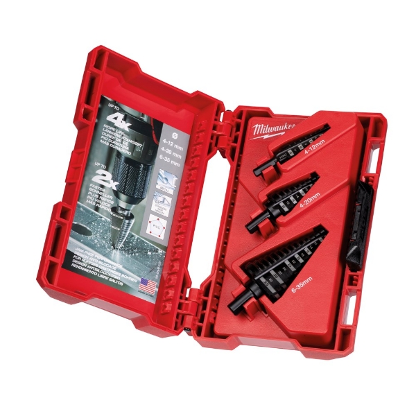 Afbeeldingen van Mil trapboor Set (3stuks)