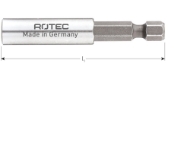 Afbeeldingen van Rotec Bithouder E6.3x60, magn., huls ø10