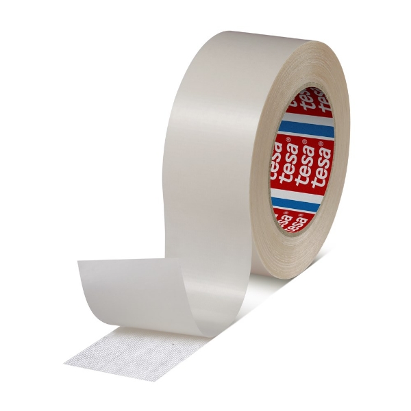 Afbeeldingen van Tesa dubbelz. vloerbedekkingstape 25m, 50mm