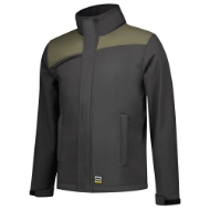 Afbeeldingen van Softshell Bicolor 402021 xl darkgrey/army