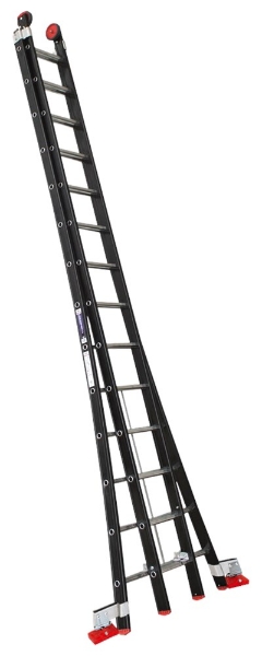 Afbeeldingen van Kelfort reformladder alu/zwart 2x14