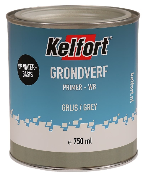 Afbeeldingen van Kelfort grondverf waterbasis GRIJS 750ml