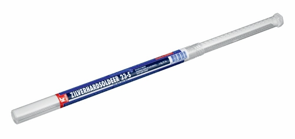 Afbeeldingen van Zilversold.1,5 mm per staafje