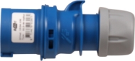 Afbeeldingen van Kelfort contactstop 230v 16a 3p cee blw/grijs