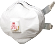 Afbeeldingen van 3m8835 filtermasker ffp3 mt ventiel cupmodel