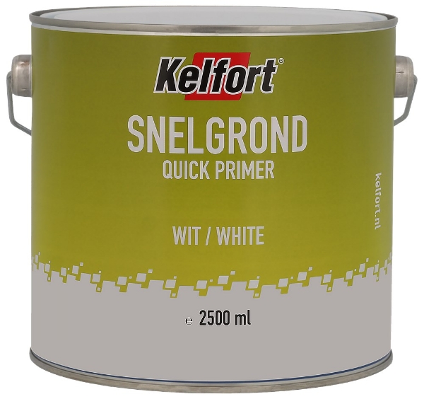 Afbeeldingen van Kelfort grondverf snel WIT 2500ml