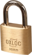 Afbeeldingen van Oxloc hangslot mess. 30mm KD30 VS