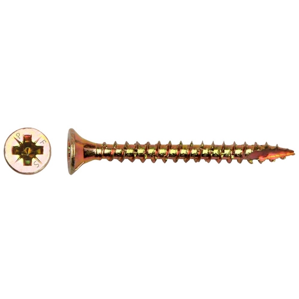 Afbeeldingen van Spaanplaatschroef PFS+ 4,5x40mm verzonke